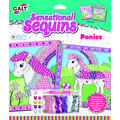 Galt Sensational Sequins: Set 2 tablouri cu ponei -New edition