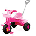 DOLU Prima mea tricicleta roz cu maner
