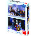 Dino Puzzle 2 in 1 - Frozen (77 piese)