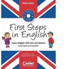 Corint First Steps in English. Lectii pentru incepatori (contine CD audio)