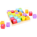 BIGJIGS Toys Cuburi pentru format cuvinte - ABC