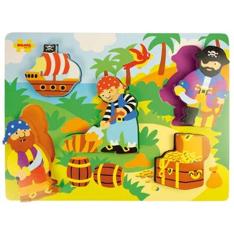 BIGJIGS Toys Puzzle - Pirati