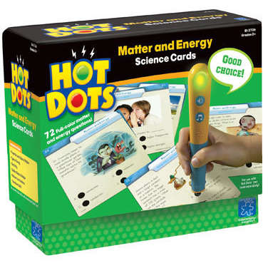 Educational Insights Carduri Hot Dots "Materiale si energii"