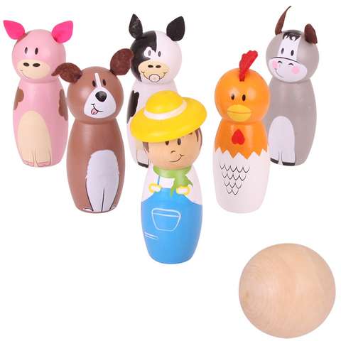 BIGJIGS Toys Set popice - Animale de la ferma