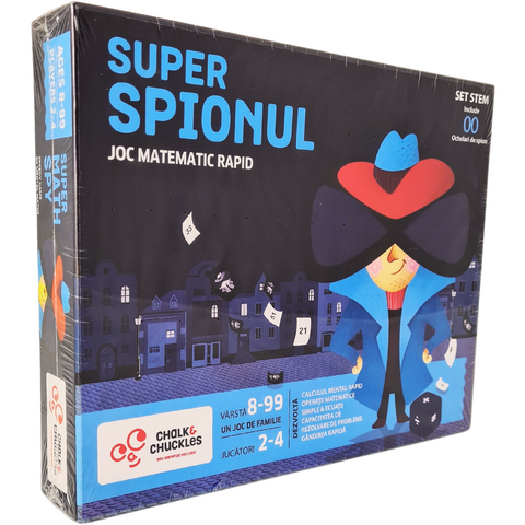 Chalk and Chuckles Joc matematic - Super Spionul