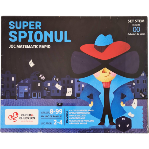 Chalk and Chuckles Joc matematic - Super Spionul