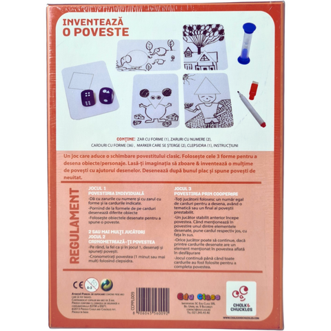 Chalk and Chuckles Joc interactiv - Inventeaza o poveste