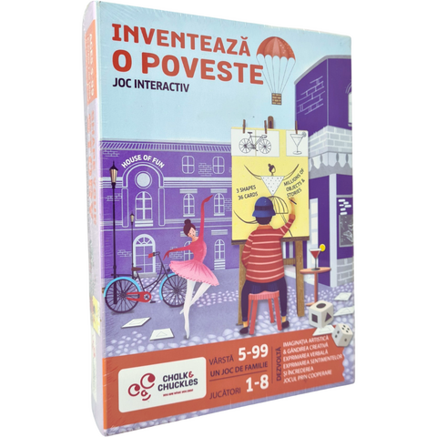 Chalk and Chuckles Joc interactiv - Inventeaza o poveste