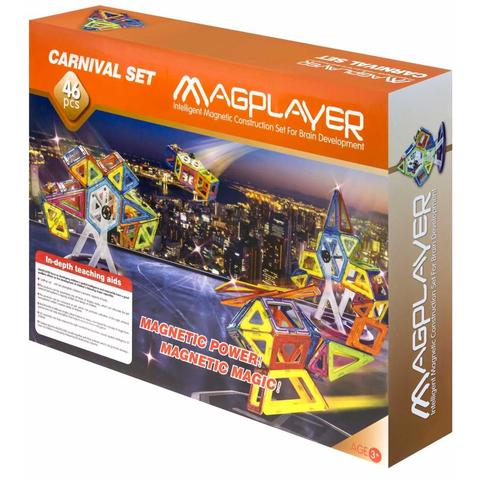 MAGPLAYER Joc de constructie magnetic - 46 piese