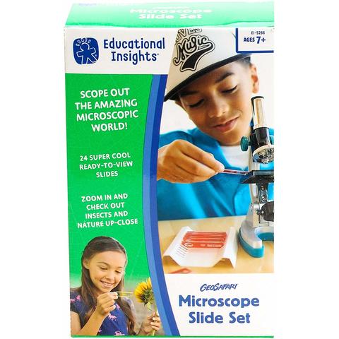 Educational Insights Set diapozitive pentru microscop
