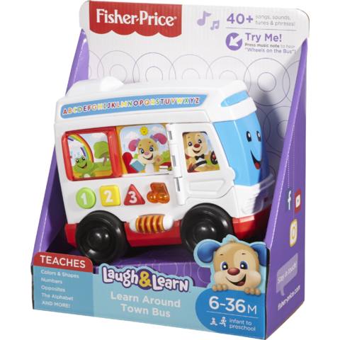 Fisher Price L&L Autobuzul cu sunete in limba romana
