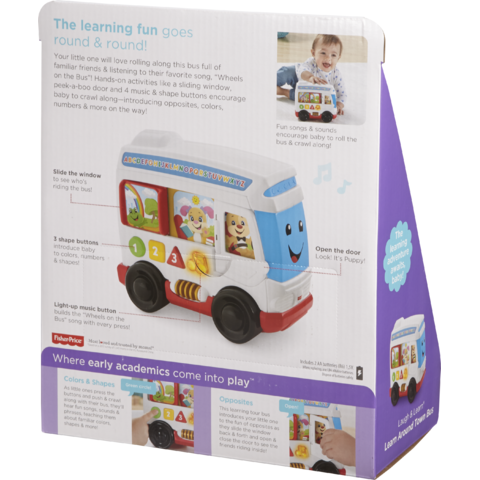 Fisher Price L&L Autobuzul cu sunete in limba romana