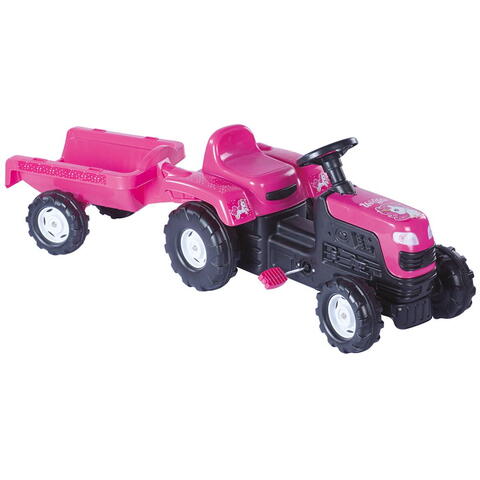DOLU Tractor cu pedale si remorca - Unicorn