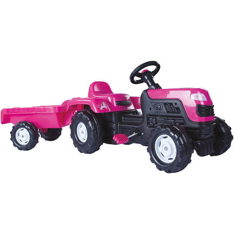 DOLU Tractor cu pedale si remorca - Unicorn
