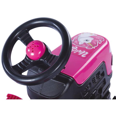 DOLU Tractor cu pedale si remorca - Unicorn