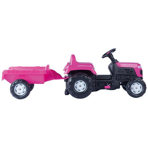 DOLU Tractor cu pedale si remorca - Unicorn