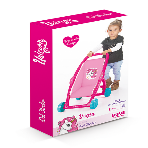 DOLU Carucior pentru papusa - Unicorn