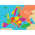 Dino Puzzle geografic - Harta Europei (69 piese)