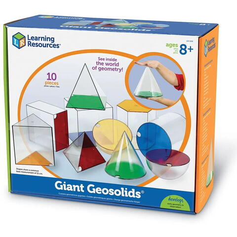 Learning Resources Corpuri geometrice gigant (10 piese)