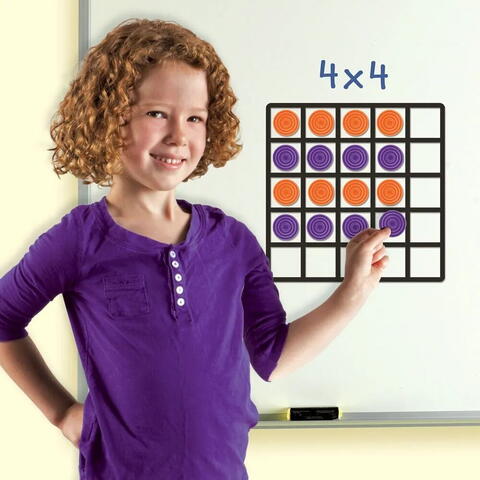 Learning Resources Joc magnetic gigant  - Invat matematica