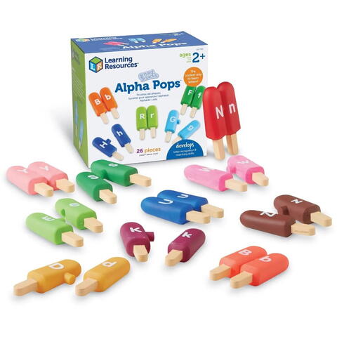 Learning Resources Smart Snacks® Alpha Pops - Inghetatele ABC