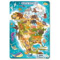 Dodo Puzzle cu rama - America de Nord (53 piese)