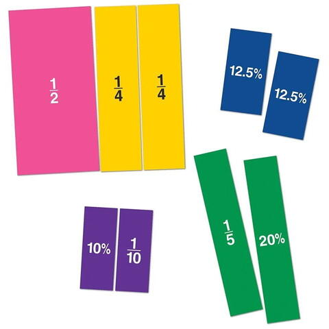 Learning Resources Set magnetic cu fractii - Patrate