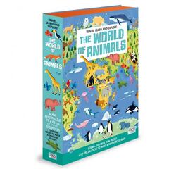 Cunoaste si exploreaza -  Puzzle Lumea animalelor (200 piese)