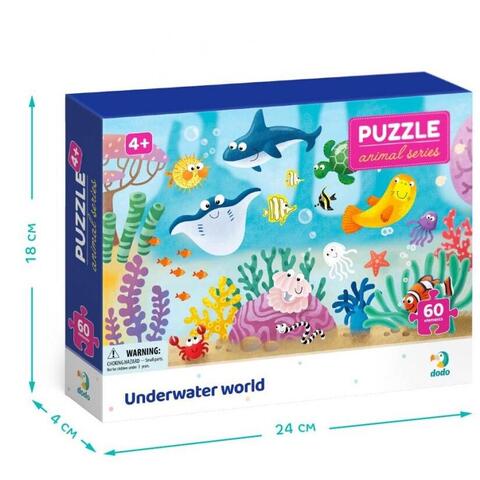 Dodo Puzzle - Distractie cu animalute marine ( 60 piese)