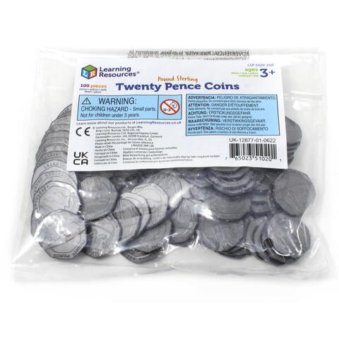 Learning Resources Set de monede de jucarie (20 penny)