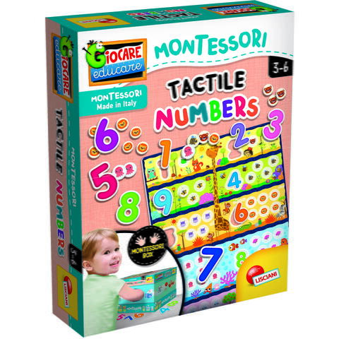 LISCIANI Joc tactil Montessori - Numaram si ne distram