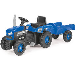 Primul meu tractor cu remorca (albastru)