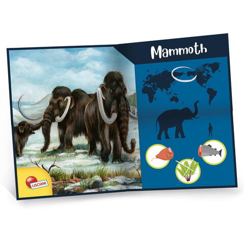 LISCIANI Experimentele micului geniu - Kit paleontologie mamut