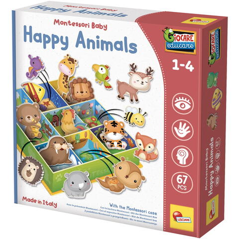 LISCIANI Cutiuta Montessori - Animalutele in mediul lor