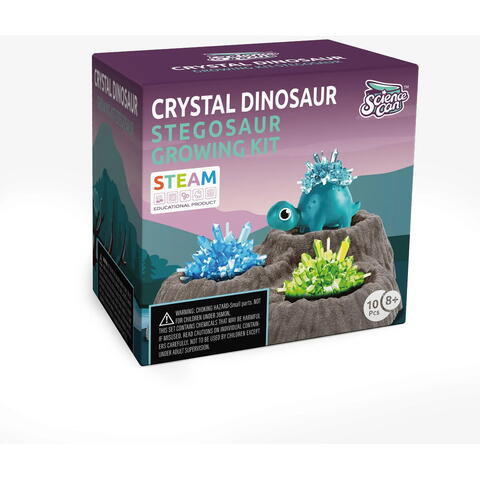 Science Can Set experimente - Cristal si dinozaur (Stegosaur)