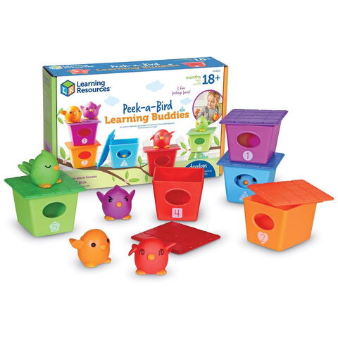 Learning Resources Joc de sortat si numarat - Casutele pasarelelor