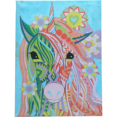 Grafix Tablou pictez pe numere - Unicorn