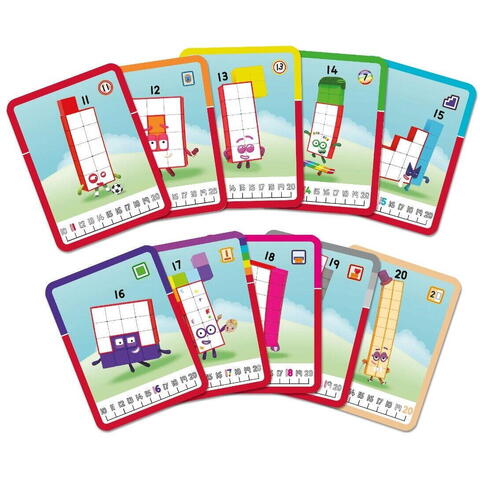Learning Resources MathLink®Cubes Numberblocks in romana - Set de activitati de la 11 - 20 - RESIGILAT