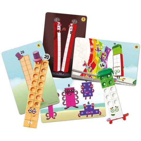 Learning Resources MathLink®Cubes Numberblocks in romana - Set de activitati de la 11 - 20 - RESIGILAT