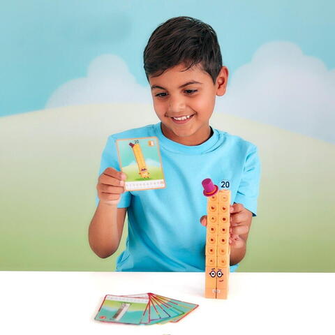 Learning Resources MathLink®Cubes Numberblocks in romana - Set de activitati de la 11 - 20 - RESIGILAT