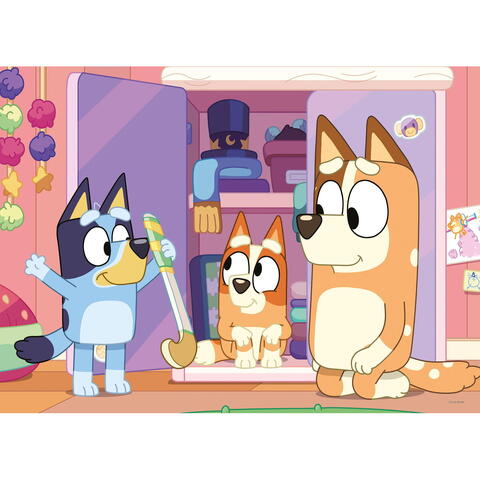 LISCIANI Puzzle de colorat maxi - Bluey (60 de piese) - RESIGILAT