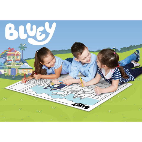 LISCIANI Puzzle de colorat maxi - Bluey (60 de piese) - RESIGILAT