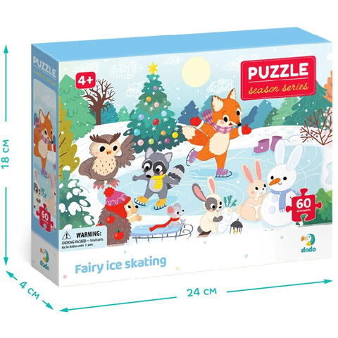 Dodo Puzzle - La patinoar (60 piese)