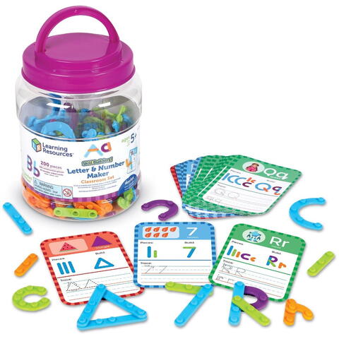 Learning Resources Set constructie - Litere si cifre