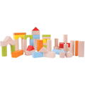 BIGJIGS Toys Cuburi colorate pentru construit - RESIGILAT