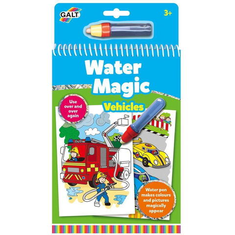 Galt Water Magic: Carte de colorat Vehicule - RESIGILAT