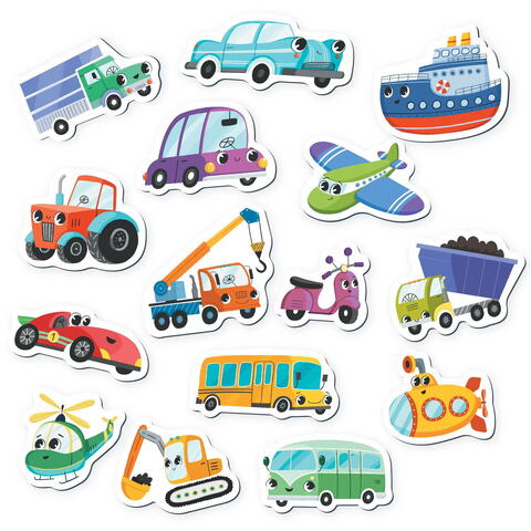 Dodo Set magneti - Mijloace de transport