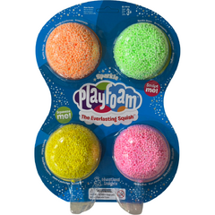 Spuma de modelat cu sclipici Playfoam™ - Set 4 culori - RESIGILAT