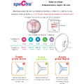 SPECTRA Set cupa pentru san - 24 mm - RESIGILAT