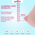 SPECTRA Set cupa pentru san - 24 mm - RESIGILAT